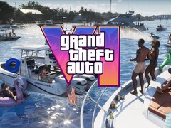 Scène aquatique dans GTA 6 avec des PNJ