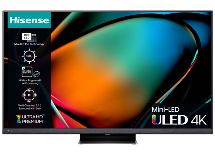 Le mini téléviseur LED U8K de Hisense (Source : Hisense)