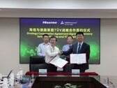 Les cadres de Hisense acceptent le nouveau prix TÜV Rheinland. (Source : Hisense)