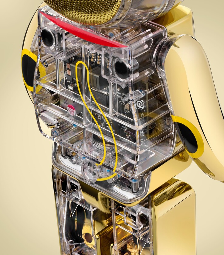 Vue arrière de l'enceinte Bluetooth Be@rbrick Audio x Maneki Neko. (Source de l'image : Be@rbrick Audio)