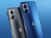 Motorola propose le Moto G14 en deux coloris. (Source de l'image : Motorola)
