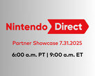 La bannière Nintendo Direct Partner Showcase est affichée (Image source : Nintendo of America X account with edits)