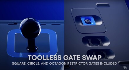 La base comporte des compartiments pour ranger les barrières de restriction et un adaptateur Link (Source d'image : Sony)