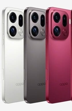 Variantes de couleurs de l'Oppo Find X9 Pro