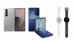 Un leaker a commenté la disponibilité des nouveaux produits Samsung Galaxy Watch 8, Watch Ultra (2025), Galaxy Z Fold7, Flip7 et Flip7 FE. (Source de l&#039;image : Evan Blass)