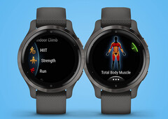 Les Venu 2 et Venu 2S ont reçu une mystérieuse nouvelle version bêta. (Source de l&#039;image : Garmin)