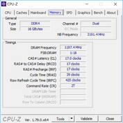 CPU-Z Mémoire