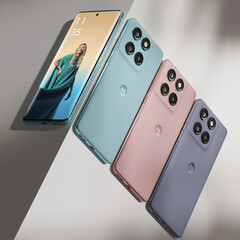 Le Edge 60 Fusion conservera le design de la série Edge de Motorola. (Source de l'image : via Evan Blass)