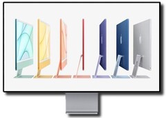 L'iMac Pro 2022 devrait ressembler à l'iMac 24 2021 et au Apple Pro Display XDR. (Image source : Apple - édité)
