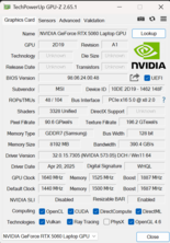 GPU-Z MSI Stealth A16