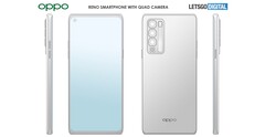 Le nouveau brevet d&#039;OPPO. (Source : LetsGoDigital)