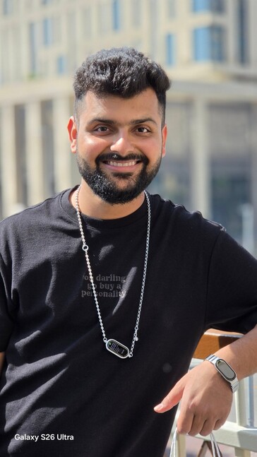 Portrait pris par le S26 Ultra.