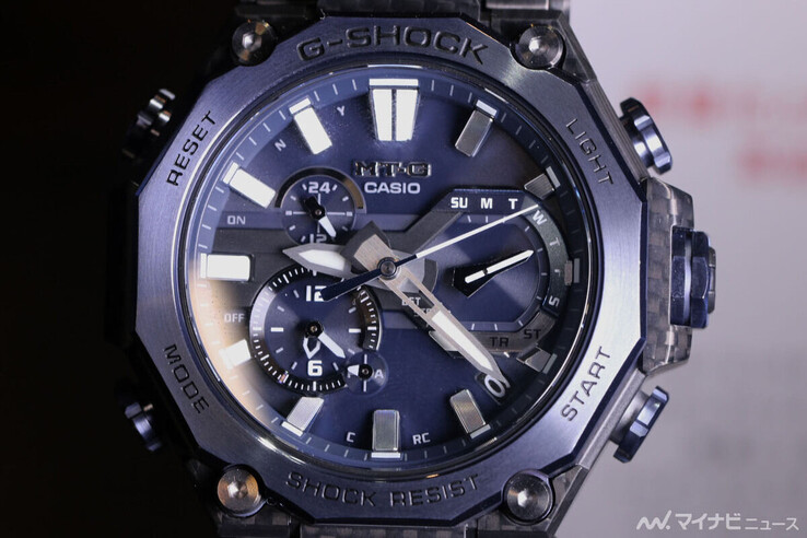 La Casio G-Shock MTG-B2000YBD-2A. (Source de l'image : Mynavi News)