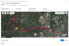 GPS Garmin Edge 500: vue générale.
