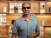 Android Le PDG Sameer Samat a porté les nouvelles lunettes Google au salon Android. (Source de l'image : Google)