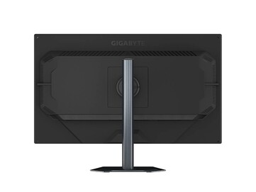 L'arrière du moniteur de jeu Gigabyte GO27Q24. (Source de l'image : Gigabyte)