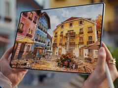 Le MatePad Pro Max est doté d'un écran OLED non tandem de 13,2 pouces. Photo : une photo promotionnelle montrant l'écran de la tablette.