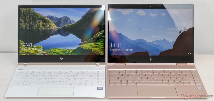 Le Spectre 13 à gauche, le Spectre x360 à droite.