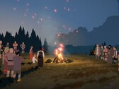 Une image représentant un feu de camp dans *Black Book*.