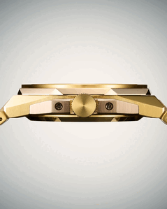 Citizen NB6085-57W vue de côté montrant la couronne.