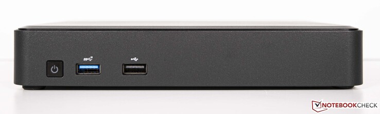 Avant : Mise sous tension, 1x USB3.1 Gen.2, 1x USB2.0