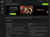 Nvidia GeForce Game Ready Driver 560.70 notification de mise à jour et détails (Source : Own)