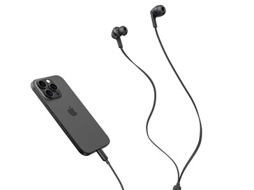 Les écouteurs sont alimentés par l'appareil connecté pour l'ANC. (Source de l'image : Belkin)