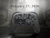 La manette Nintendo Switch 2 Pro sur le thème Resident Evil Requiem. (Source de l'image : Nintendo)