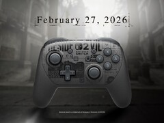 La manette Nintendo Switch 2 Pro sur le thème Resident Evil Requiem. (Source de l'image : Nintendo)