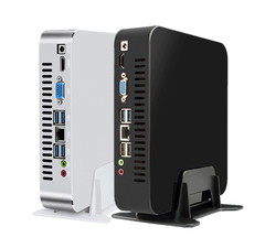 Le mini-PC de TOPTON dispose de huit ports USB de type A et de deux sorties vidéo. (Source de l&#039;image : TOPTON)