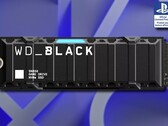 Le WD_BLACK SN850 pour PS5 a même une LED bleue pour ceux qui gardent le panneau latéral de la console enlevé. (Image source : Western Digital/Sony - édité)