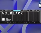 Le WD_BLACK SN850 pour PS5 a même une LED bleue pour ceux qui gardent le panneau latéral de la console enlevé. (Image source : Western Digital/Sony - édité)