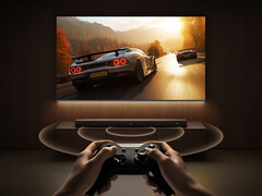 Le nouveau haut-parleur TV 5.1.2 canaux coûte environ 281 dollars en Chine. Photo : une photo promotionnelle de la barre de son (Source de l&#039;image : Xiaomi)