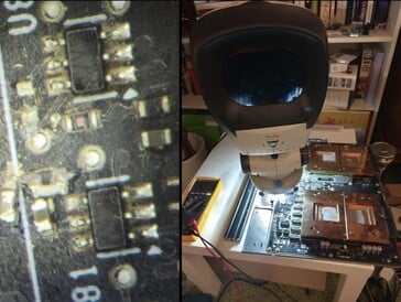 Un capteur de température défectueux a dû être réparé. (Source de l'image : David Noel Ng)