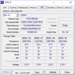 Dell Latitude 5420 Rugged - CPU-Z : SPD.