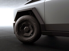 Les nouvelles roues motrices du Cybertruck. (Source de l'image : Tesla)