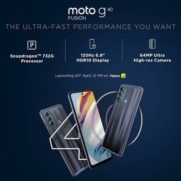 Motorola présente enfin les G60 et G40 Fusion. (Source : Motorola IN)
