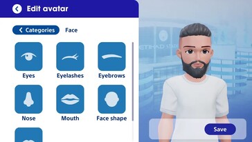 Des avatars personnalisés peuvent être créés dans FavoriteSpace. (Source : Manchester City)