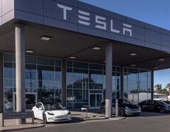 Un centre de service Tesla (Source : Tesla)