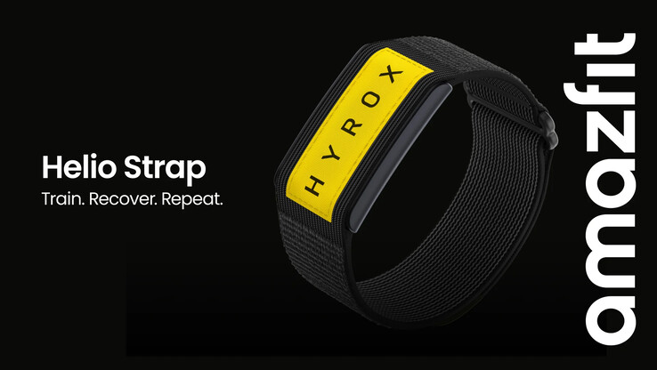 L'Amazfit Helio Strap HYROX Edition. (Source de l'image : Amazfit)