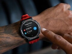 La smartwatch Amazfit T-Rex 3 (photo) est l'un des trois produits qui pourraient recevoir leur dernière mise à jour du micrologiciel en 2026. (Source : Amazfit)