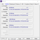 Caches CPU-Z