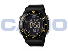 La Casio AE-1700H-1B (photo) aura des accents dorés et un écran négatif. (Source de l'image : Casioblog - édité)