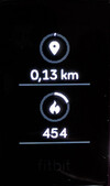 Fitbit Charge 4 - Distance, calories brûlées.