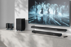 Sharp a dévoilé deux nouvelles barres de son avec Dolby Atmos et jusqu&#039;à 5.1.4 canaux (Image source : Sharp)