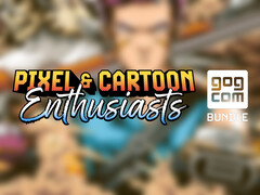 Le Pixel and Cartoon Enthusiasts GOG Bundle contient 14 jeux indépendants. Illustration : photo de couverture éditée de Ashworld. (Source de l'image : Humble Bundle)
