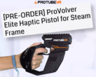 Contrôleur ProVolver Elite Haptic Pistol pour Steam Frame. (Source de l'image : ProTubeVR)
