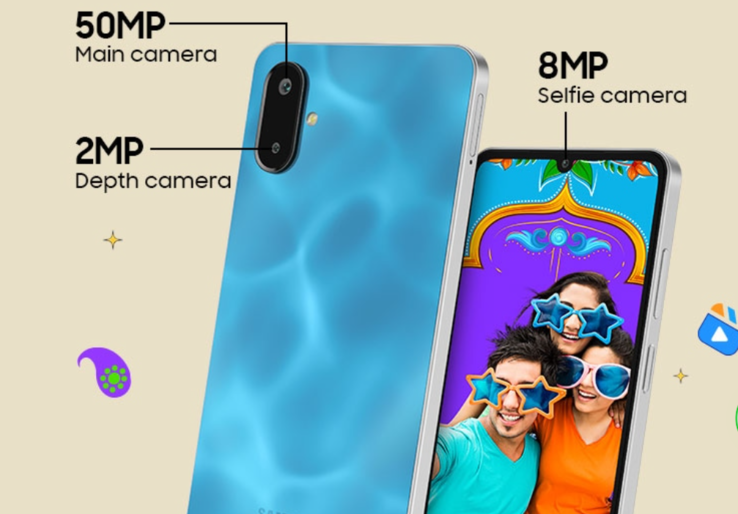 Le Samsung Galaxy F06 5G est doté d'un appareil photo primaire de 50 MP (Source de l'image : Samsung)