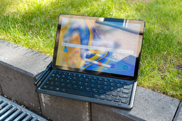 La Galaxy Tab S4 à l'extérieur.