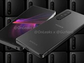 Les rendus conceptuels du Sony Xperia 1 IV divulgués par @OnLeaks/GizNext laissent entrevoir un système à triple caméra. (Image source : GizNext/Sony - édité)